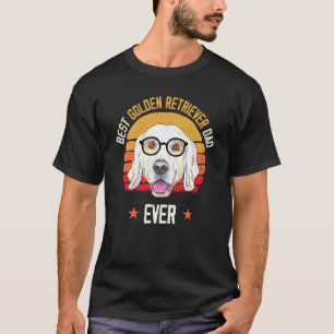 Camiseta Mejor papá Golden Retriever de todos los días del 