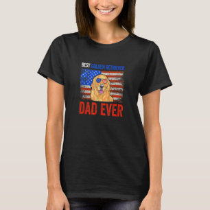 Camiseta Mejor Papá Golden Retriever de Todos los Tiempos B