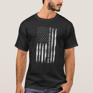Camiseta Mejor papá Golden Retriever de todos los tiempos p
