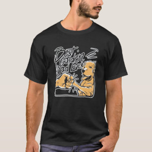 Camiseta Mejor Papá Golden Retriever de Todos los Tiempos P
