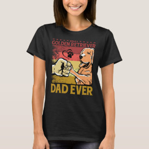 Camiseta Mejor papá Golden Retriever jamás perro refrán 1