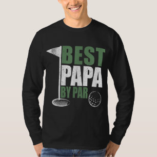 Camiseta Mejor Papá Gracioso Del Día Del Padre Par Golf Dad