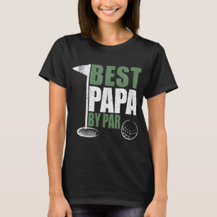Camiseta Mejor Papá Gracioso Del Día Del Padre Par Golf Dad