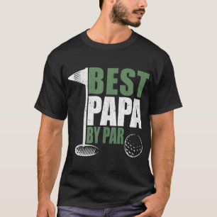 Camiseta Mejor Papá Gracioso Del Día Del Padre Par Golf Dad