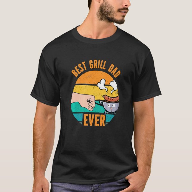 Camiseta Mejor Papá Grill (Anverso)