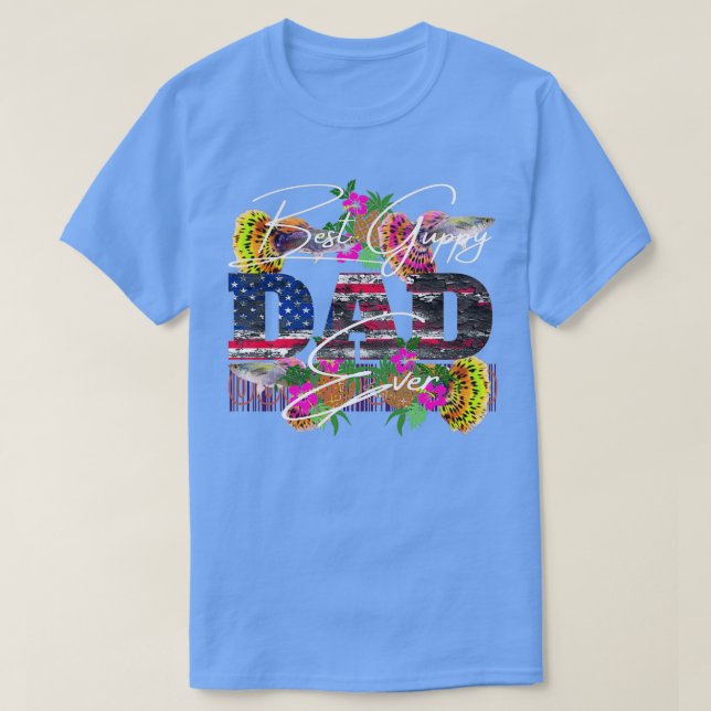 Camiseta Mejor Papá Guppy 2 (Diseño del anverso)