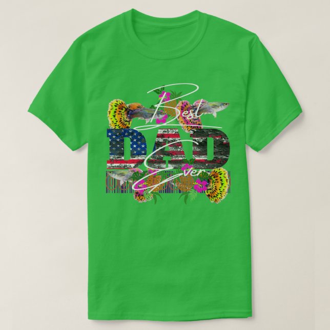 Camiseta Mejor Papá Guppy Nunca 1 (Diseño del anverso)