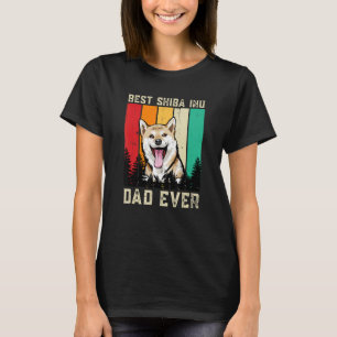 Camiseta Mejor Papa Inu de Shiba jamás Padre Perro Paw Dad