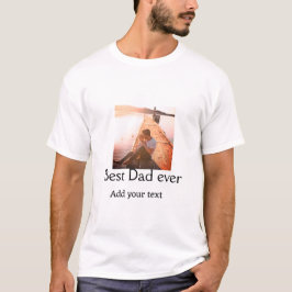 Camiseta Mejor papá jamás agregar nombre imagen padres día 