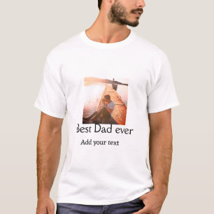 Camiseta Mejor papá jamás agregar nombre imagen padres día 