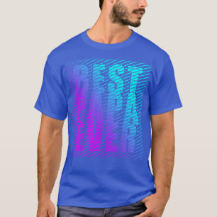 Camiseta Mejor Papa jamás Guay Typography Blue Purprle