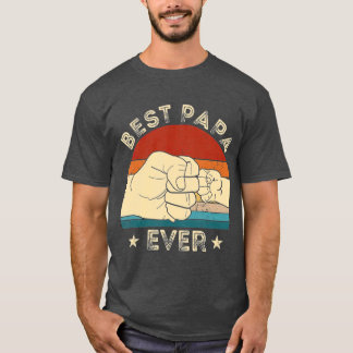Camiseta Mejor Papa jamás puño Bump Gracioso Abuelo