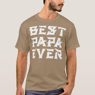 Camiseta Mejor Papa jamás texto chino