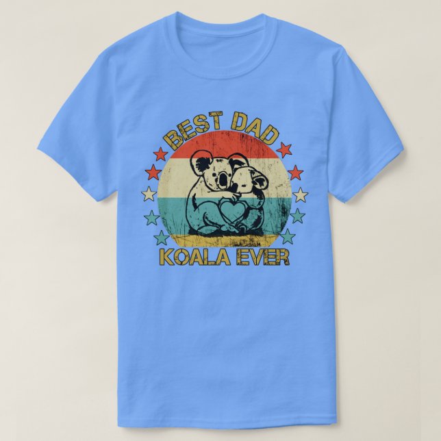 Camiseta Mejor papá koala del mundo (Diseño del anverso)
