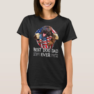 Camiseta Mejor Papá Leonberger Que Nunca Bandera Estadounid