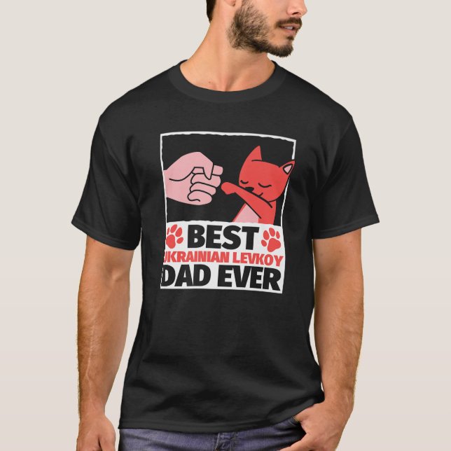 Camiseta Mejor Papa Levkoy ucraniano jamás (Anverso)