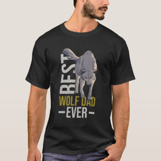 Camiseta Mejor Papá Lobo Cita Para Tu Padre Lobo
