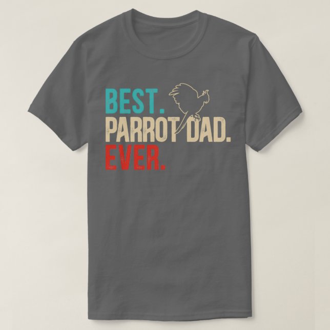 Camiseta Mejor papa loro mirando pájaros Aves (Diseño del anverso)