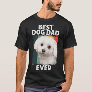 Camiseta Mejor papá maltés perruno para el Día del Padre