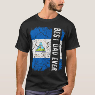 Camiseta Mejor Papá Nicaragüense de Todos los Tiempos Nicar