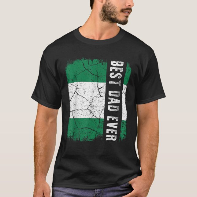 Camiseta Mejor papá nigeriano que nunca Día del Padre de Pa