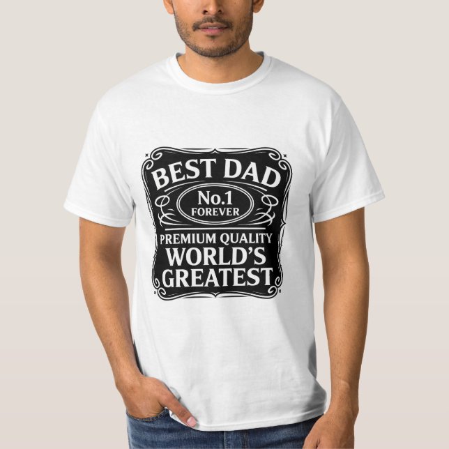 Camiseta Mejor Papá Nunca (Anverso)