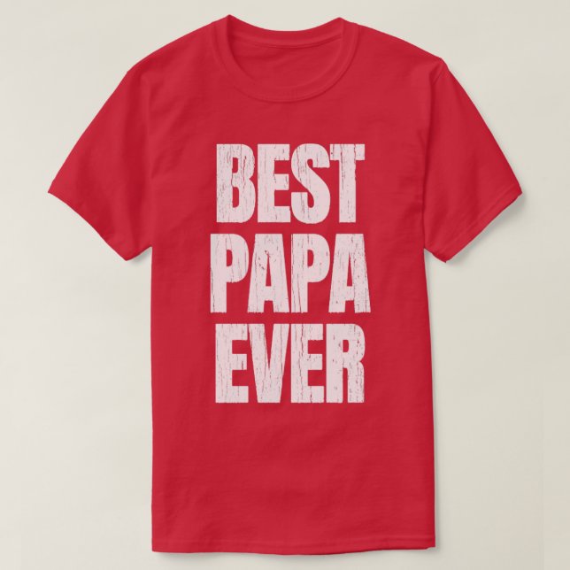 Camiseta Mejor Papa nunca2 (Diseño del anverso)
