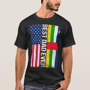 Camiseta Mejor Papá Nunca Estadounidense En La República Ce