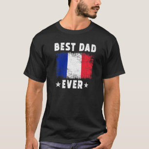 Camiseta Mejor Papá Nunca Francia Bandera Mejor Padre Franc