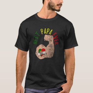 Camiseta Mejor Papa nunca Padre Portugués Vintage del Día d