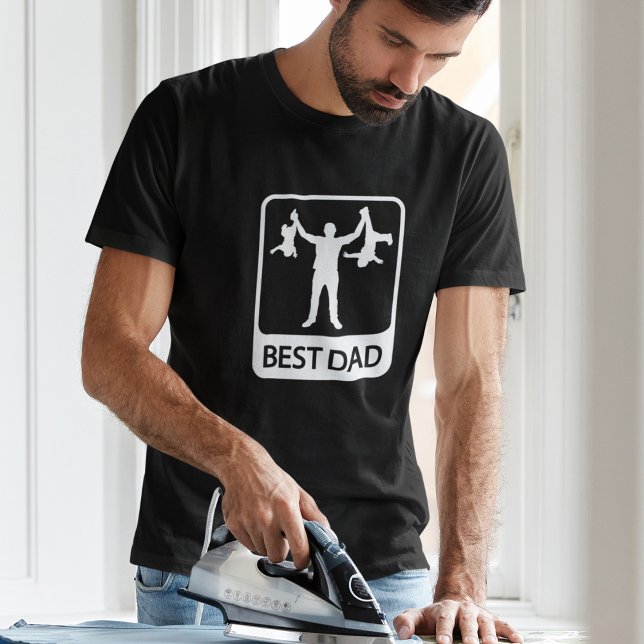 Camiseta Mejor Papá - Orgulloso Padre con hijos (Subido por el creador)