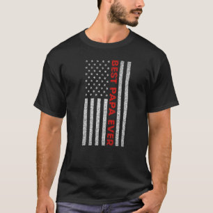 Camiseta Mejor Papa para los hombres EEUU Día del Padre de