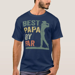 Camiseta Mejor Papa para los hombres por el amante del golf