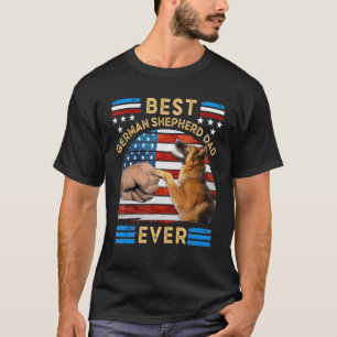 Camiseta Mejor Papá Pastor Alemán de Todos los Tiempos Perr