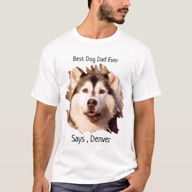 Camiseta Mejor Papá Perro (Anverso)
