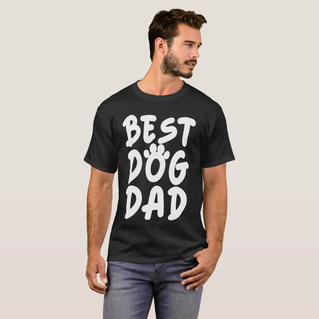 Camiseta Mejor Papá Perro (Anverso completo)
