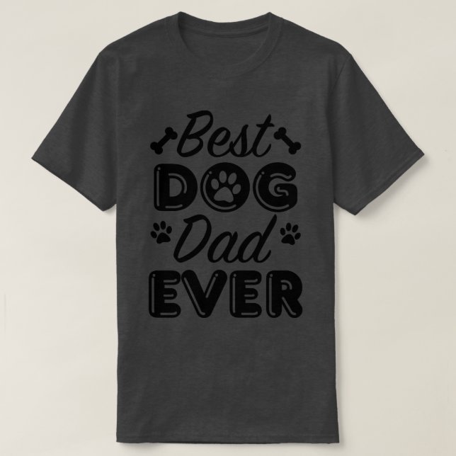 Camiseta Mejor Papá Perro 2 (Diseño del anverso)