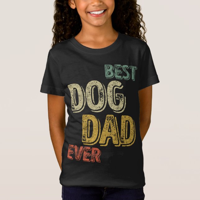 Camiseta Mejor Papá Perro Amor Animal Divertido Perro Amant (Anverso)