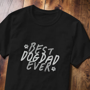 Camiseta Mejor Papá Perro de Todos los Tiempos Moderno Grun