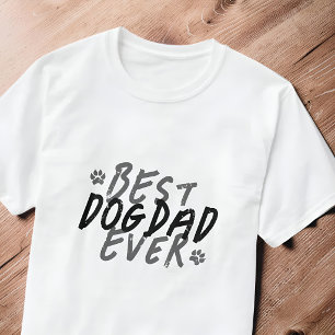 Camiseta Mejor Papá Perro de Todos los Tiempos Moderno Grun