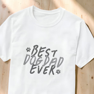 Camiseta Mejor Papá Perro de Todos los Tiempos Moderno Grun