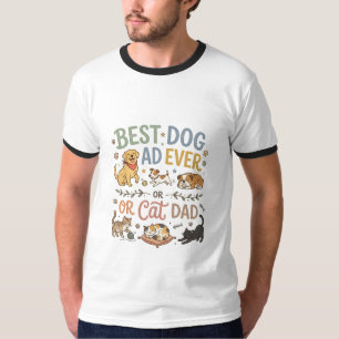 Camiseta Mejor Papá Perro del Mundo Regalo Padre M