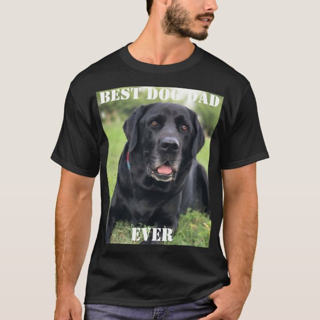 Camiseta Mejor Papá Perro Foto Perro Regalos Divertidos Mas (Anverso)