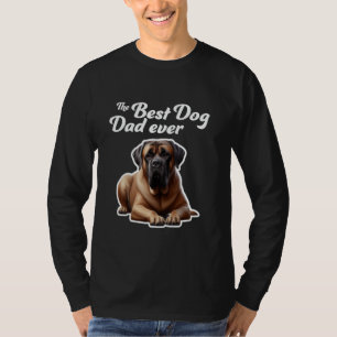 Camiseta Mejor Papá Perro - Mastiff