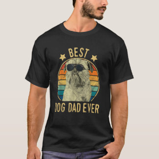 Camiseta Mejor Papá Perro Nunca Bruselas Griffon Día del Pa