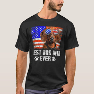Camiseta Mejor Papá Perro Nunca Dachshund