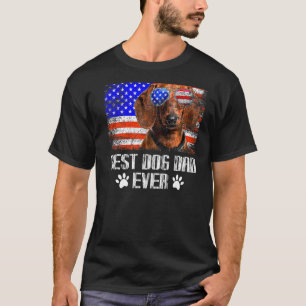 Camiseta Mejor Papá Perro Nunca Dachshund