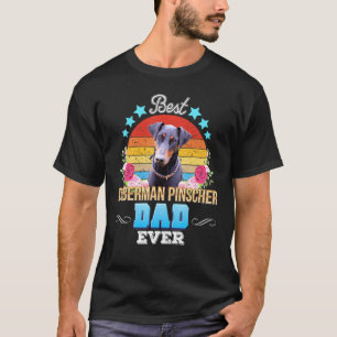 Camiseta Mejor Papá Perro Nunca Doberman Pinscher Floral Re