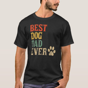 Camiseta Mejor Papá Perro Perro Vintage Papi Retro Doggy Fa