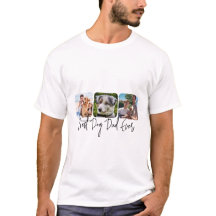 Mejor Papá Perro - Personalizado de 3 Collages de 